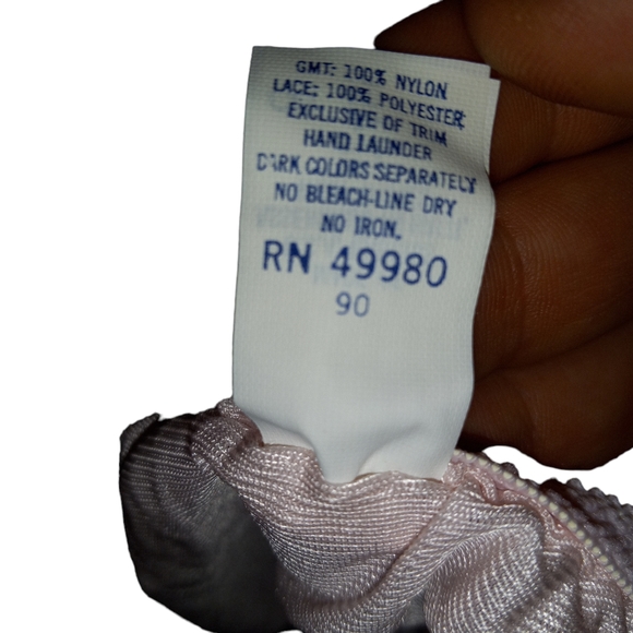 NWTS deadstock inclinations nylon sissy panties with lacy front size XL … - Picture 6 of 13